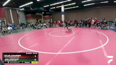 53-56 lbs Round 4 - Dylan Zamarripa, NB Elite Wrestling Club vs Jake Gonzales, Vici Wrestling Club