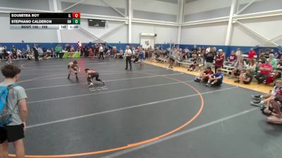 106 lbs Champ. Round 1 - Stephano Calderon, Roundtree Wrestling vs Soumitra Roy, Unattached