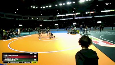 106 lbs Cons. Round 5 - Gabriel Razon, Rogers (Puyallup) vs Louden Corey, Mt. Si