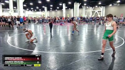 126 lbs Round 3 (6 Team) - Jeremiah Garcia, Dog Pound Wrestling Club vs Andrew Druschel, Foxfire Wrestling Club RED