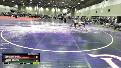 150C Quarterfinal - Lester Brown, Staley vs Trever Mogren, Overland Park-St. Thomas Aquinas HS