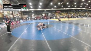 132 lbs Champ. Round 2 - William Wood, Cody vs Henry Quiver, Lander Tiger Tough