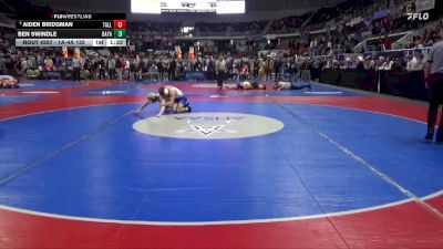 1A-4A 132 5th Place Match - Aiden Bridgman, Tallassee vs Ben Swindle, Bayside Academy