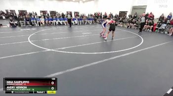 136 lbs Round 1 (4 Team) - Avery Herron, Saint Michael/Albertville vs Nina Sanfilippo, Muskego-Norway