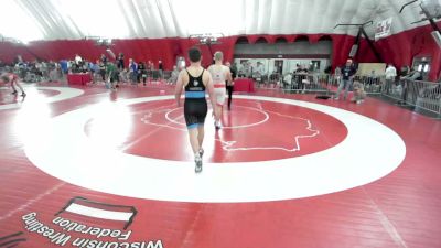 175 lbs Cons. Quarters - Jeremiah Clines, Team Missouri Select vs Max Harris, Wichita Training Center