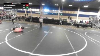 126 lbs Round Of 128 - Alexander Apio, Golden Backs MRTC vs Tripp Saire, Oso Way WC