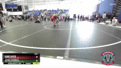 115 lbs Round 2 (4 Team) - Gabe White, Missouri Outlaws vs James Daniels, East Kansas Eagles Gold