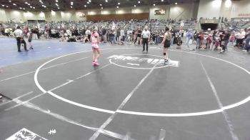 88 lbs 3rd Place - Dixie Huotte, Buckaroo WC vs Mia Shuster, Gold Rush Wrestling