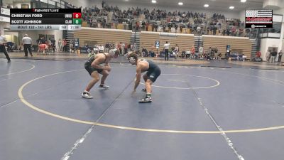 141 lbs Round Of 16 - Christian Ford, Unrostered vs Scott Johnson, Clarion