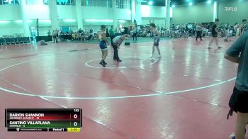 132 lbs Round 4 (10 Team) - Santino Villaplana, Canfield vs Darion Shannon, Somerset Academy