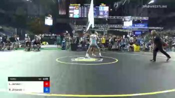 132 lbs Round Of 64 - Luke Jensen, Idaho vs Raul Jimenez, California