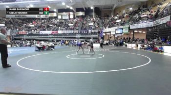 115 lbs Semifinal - Lahna Passmore, Cottonwood Falls-Chase County HS vs Hadlie Younkin, Oakley HS