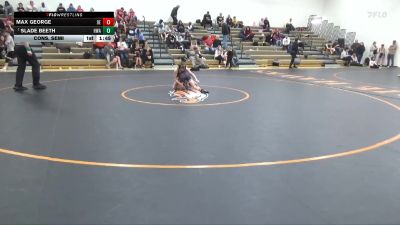 J-12 lbs Cons. Semi - Slade Beeth, Hawkeye Wrestling Academy vs Max George, DC Elite