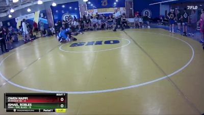 150 lbs Round 2 (8 Team) - Ismael Robles, SOWA / HWC BLACK vs OWEN NAPPI, Riverview WC