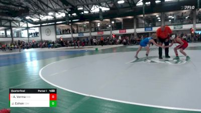 83-88 lbs Quarterfinal - Anand Verma, Built By Brunson vs Jayme Cohen, Cohen Brothers Wrestling