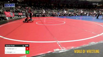 70 lbs Quarterfinal - Cairo Anderson, Icefighter U vs Oak Wright, Team Tulsa Wrestling Club