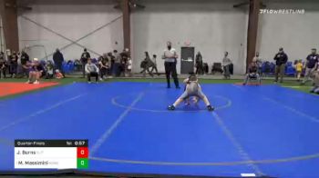 95 lbs Quarterfinal - Justus Burns, Elite vs Michael Massimini, Howell Predators