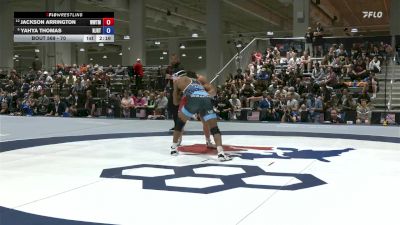 70 lbs 7th Place Match - Jackson Arrington, Wolfpack WC/ Titan Mercury Wrestling Club (TMWC) vs Yahya Thomas, New Jersey RTC/ Titan Mercury Wrestling Club (TMWC)