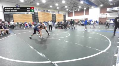 175 lbs Cons. Round 3 - Victor Shipley, Westview vs Sebastian Jensen, Mt Carmel