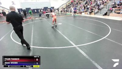 126 lbs Cons. Round 2 - Tyler Tiangco, IL vs Noah Woods, IL