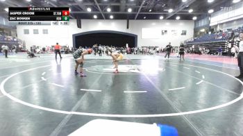 133 lbs Cons. Round 2 - Zac Bosken, Reinhardt University (GA) vs Jasper Croom, SOT/DOZ