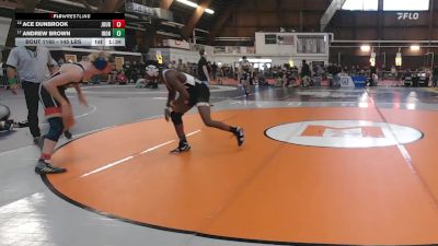 145 lbs Consi Of 16 #2 - Ace Dunbrook, Journeymen WC vs Andrew Brown, Iron Faith
