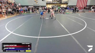 114 lbs Cons. Round 2 - Mason McIntyre, MN vs Jaxon Wilson, IA