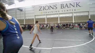 108 lbs 3rd Place Match - Meika Farlaino, Mont Harmon vs Alexa Fager, Charger Wrestling Club