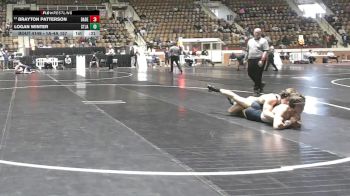 1A-4A 157 Cons. Round 2 - Logan Winter, St James vs Brayton Patterson, Dadeville