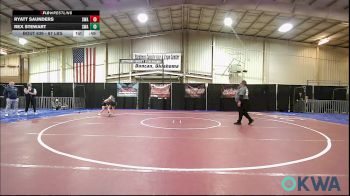 67 lbs Rr Rnd 4 - Ryatt Saunders, Shelton Wrestling Academy vs Rex Stewart, Shelton Wrestling Academy