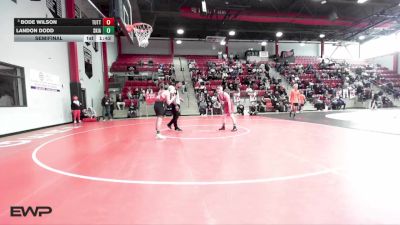 144 lbs Semifinal - Bode Wilson, TUTTLE vs Landon Dodd, SKIATOOK