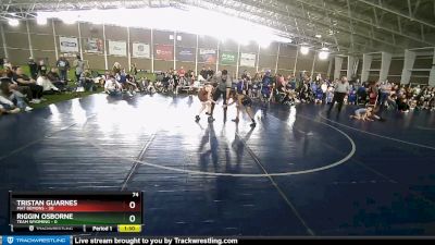 74 lbs Round 1 (4 Team) - Riggin Osborne, Team Wyoming vs Tristan Guarnes, Mat Demons