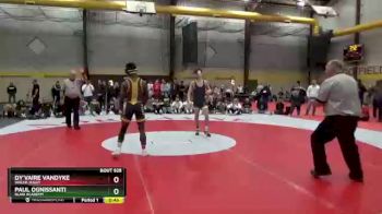 138 lbs Cons. Round 7 - Paul Ognissanti, Blair Academy vs Dy`Vaire VanDyke, Walsh Jesuit