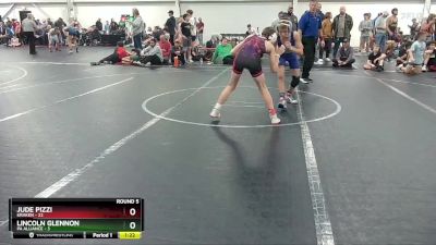 92 lbs Round 5 (8 Team) - Lincoln Glennon, PA Alliance vs Jude Pizzi, Kraken