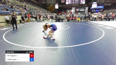 126 lbs Cons 16 #1 - Maximus Riggins, IA vs Jackson Refsnider, MN