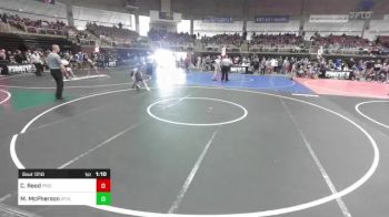 74 lbs Rr Rnd 1 - Cooper Reed, Pikes Peak Warriors vs Milo Jaxson McPherson, Athlos WC