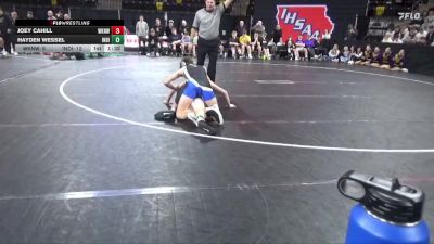 126 lbs Semis - Joey Cahill, Waukee Northwest vs Hayden Wessel, Indianola