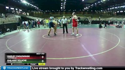 285 lbs Cons. Round 3 - Emiliano Solache, Mater Lakes Academy vs Marley Cholewinski, Thompson HS