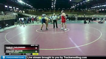 285 lbs Cons. Round 3 - Emiliano Solache, Mater Lakes Academy vs Marley Cholewinski, Thompson HS