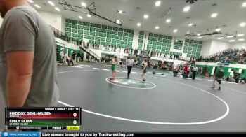 110-115 lbs Quarterfinal - Emily Skiba, Lander Valley vs Maddox Gehlhausen, Pinedale