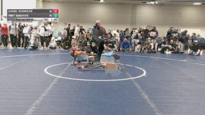 50 lbs Round Of 16 - Adriel Robinson, SC vs Trey Sanders, PA