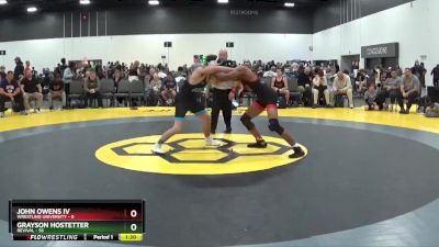 139 lbs Round 4 (6 Team) - Grayson Hostetter, Revival vs JOHN OWENS IV, Wrestling University