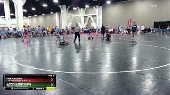 138 lbs Round 7 (8 Team) - Ryan Mann, Carolina Exteme Black vs Gavin Shropshire, Foxfire Wrestling Club