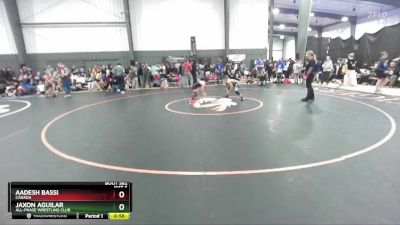 78 lbs Semifinal - Jaxon Aguilar, All-Phase Wrestling Club vs Aadesh Bassi, Canada