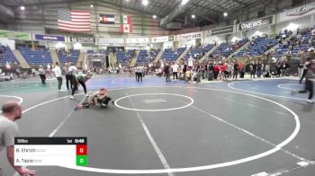 58 lbs Semifinal - Barrett Ehrich, Gladiator Wr Acd vs Andres Tapia, Grindhouse WC