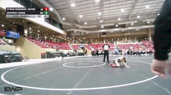 64 lbs Cons. Round 2 - Anthony Jones, Kingdom Training Grounds vs Cyrus Torrente- Boyer, Jaguar