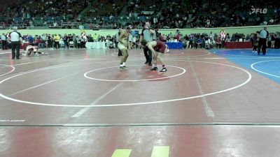 118 lbs Consi Of 32 #2 - Cayden Woodrich, Lincoln Christian vs Cruz Dellosa, Southmoore SaberCats Wrestling