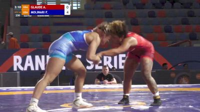 68 kg Semifinal - Forrest Molinari, USA vs Alexandria Glaude, USA