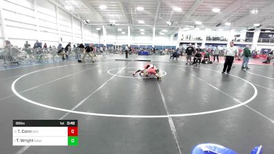 86 lbs Consi Of 8 #2 - Thomas Conn, Red Roots WC vs Timmy Wright, Mawa