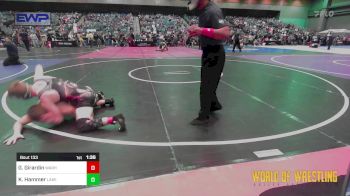 152 lbs Consi Of 8 #1 - Gordon Girardin, Warhead vs Kalab Hammer, Lakeland Wrestling